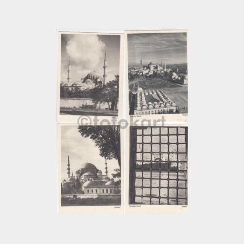 1940 Tasvir Yayınevi - İstanbul Kartları (4 Adet)