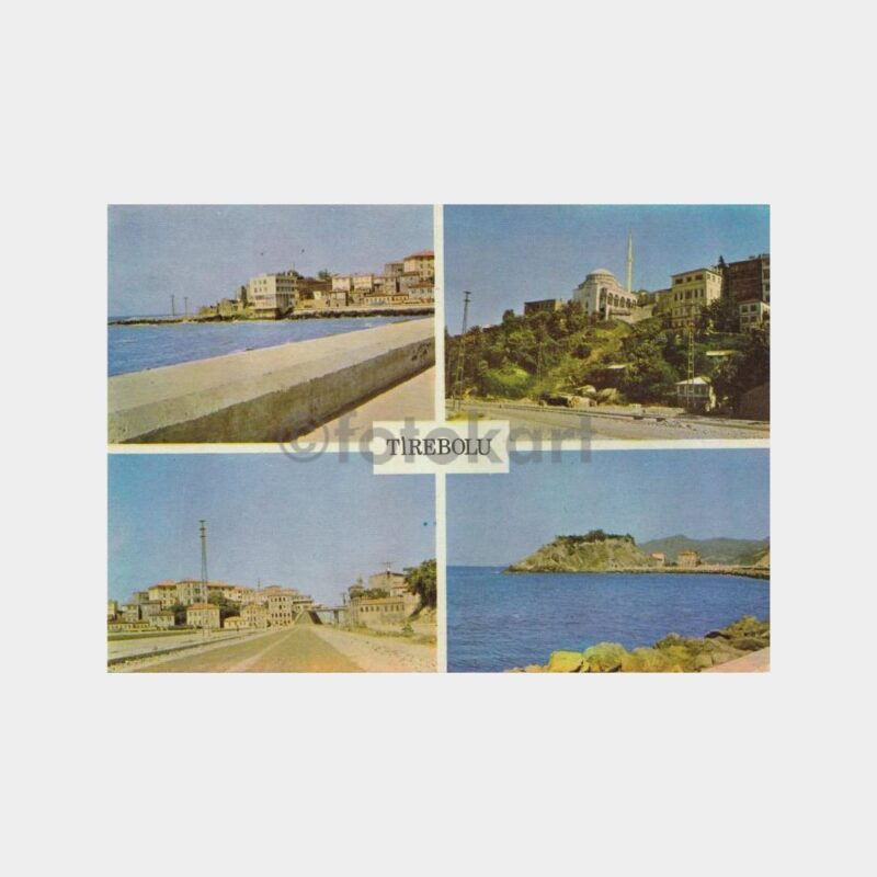 1978 Tirebolu 4 Görünüş Kartpostal