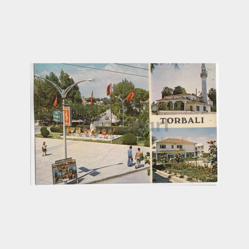 1980 Torbalı 3 Görünüş Kartpostal