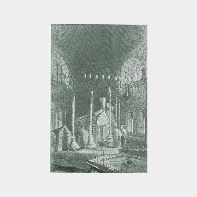 Kanuni Sultan Süleyman Türbe Konulu Tebrik Kart