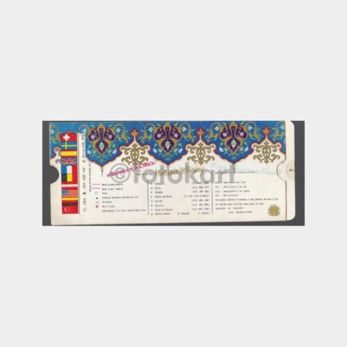 1965 Turizm Bakanlığı Türkiye Tanıtım Kartı