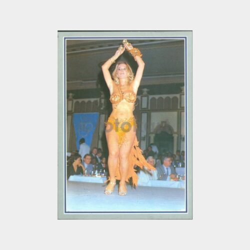 Türk Dansözleri Konulu Kartpostal