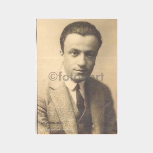 Türk Edebiyatçıları - Necip Fazıl Kısakürek Baskılı Kart