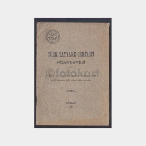 1929 Türk Tayyare Cemiyeti Nizamnamesi
