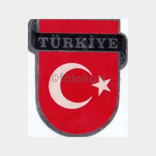Türkiye Bayrak Yapışkan Etiket