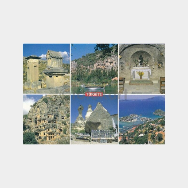 1990 Türkiye Güzellikleri Görünüş Kartpostal