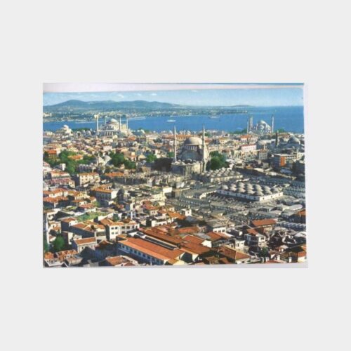 İstanbul Yarımada Camileri Görünüş Kartpostal