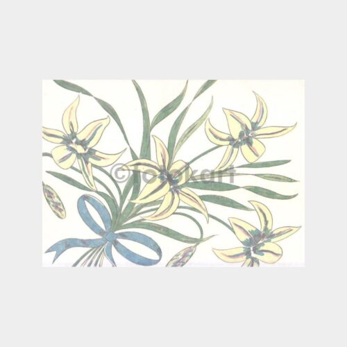 Yastık Üstü Örnek Çizim Eski Kağıtları