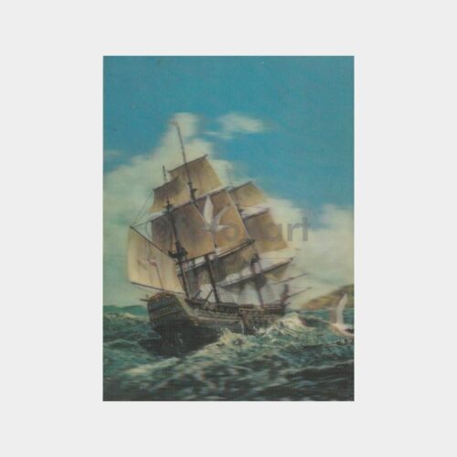 Yelkenli Üç Boyutlu Kart