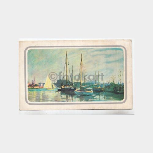 Yelkenliler Tablosu Konulu Tebrik Kartı