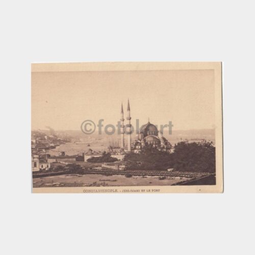 1918 Yenicami Değişik Görünüş Kartpostal