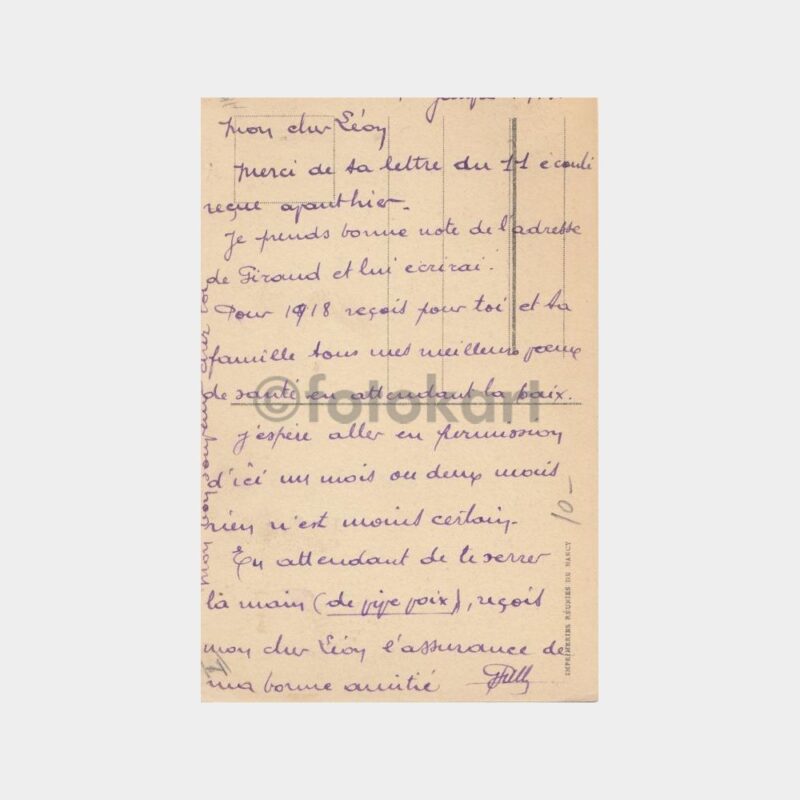 1918 Yenicami Değişik Görünüş Kartpostal - Görsel 2