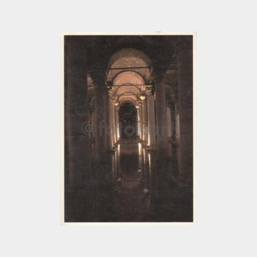 1978 Yerebatan Sarnıcı Görünüş Kartpostal