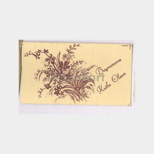 Yerköy Damgalı Eski Tebrik Kartı