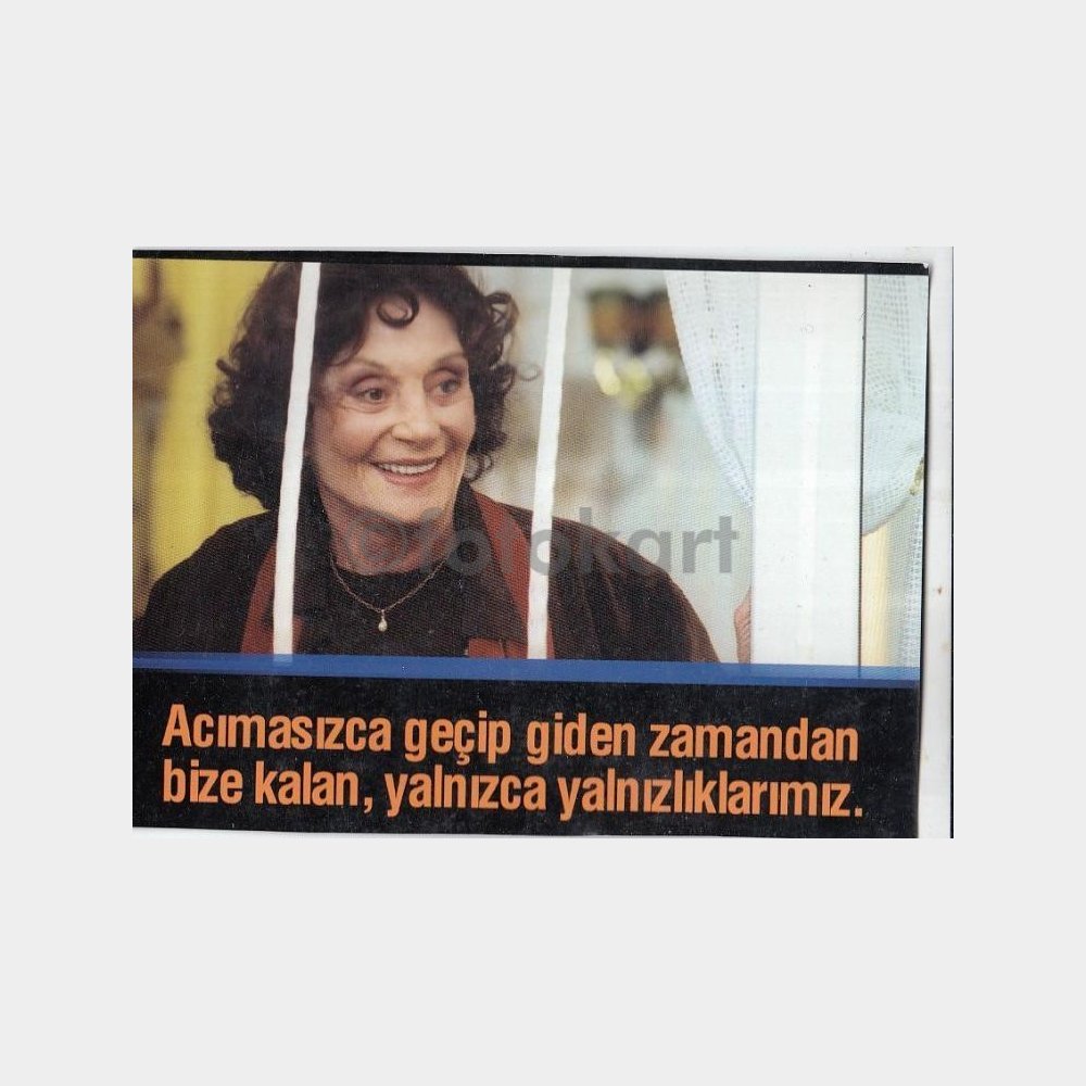 Yıldız Kenter Tiyatro Konulu Kart
