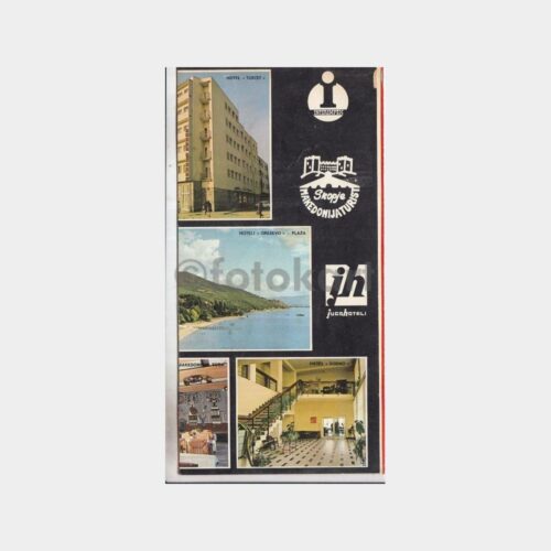 1960 Yugoslavya Turistik Broşür