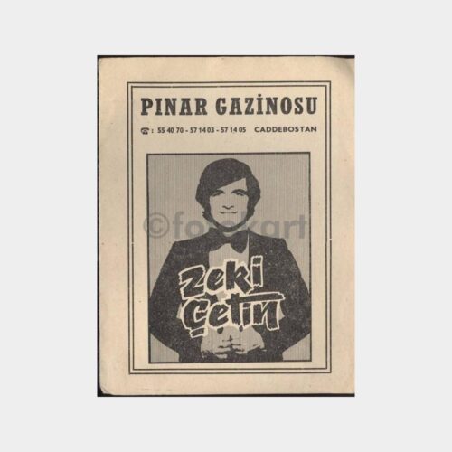 Zeki Çetin - Pınar Gazinosu Fotoğraf Kabı