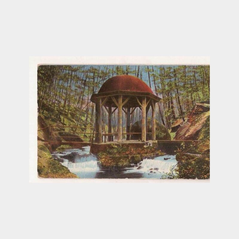 1920'ler Kaiserslautern Almanya Tablo Kartpostal