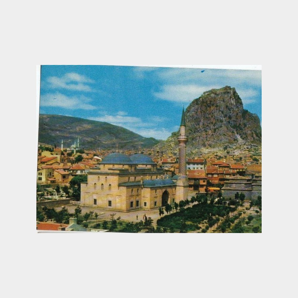 1975 Afyon İmaret Camii Görünüş Kartpostal