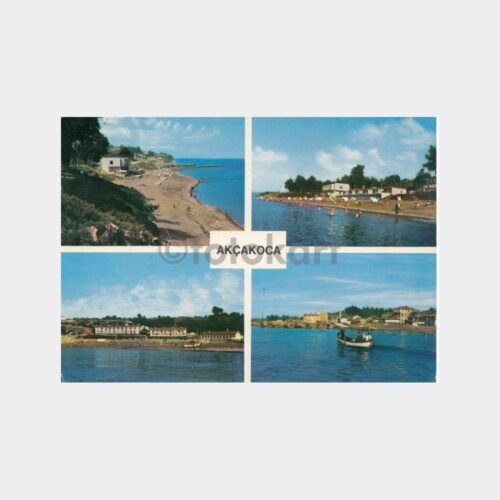 1975 Akçakoca 4 Görünüş Kartpostal