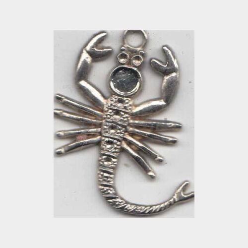 Akrep Motifli Kolye Ucu