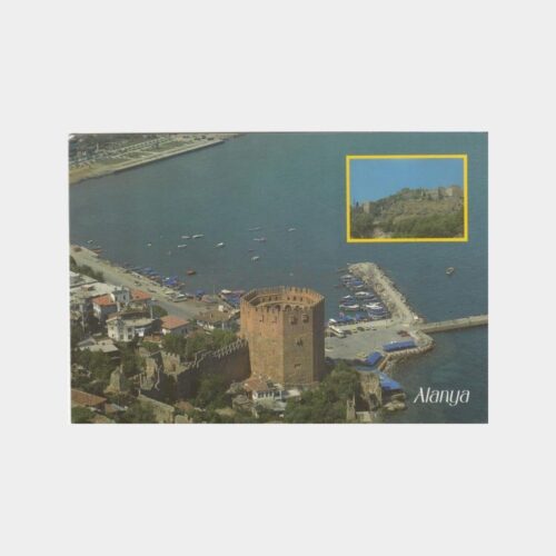 2000 Alanya Havadan Görünüş Kartpostal