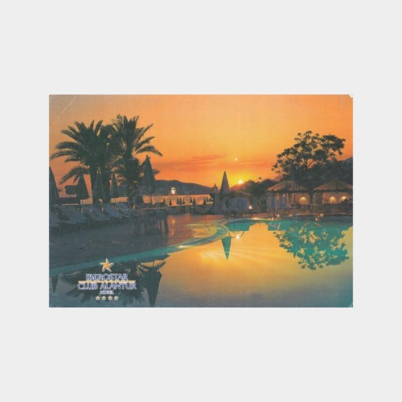 1986 Alanya Alantur Otel Kartpostal