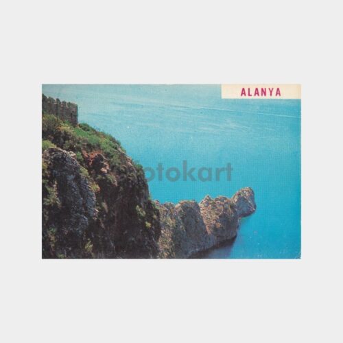 1978 Alanya Kalesinden Görünüş Kartpostal