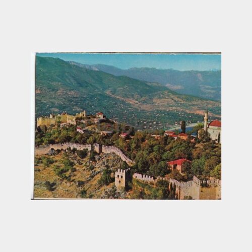 1978 Alanya Kalesi Konulu Kartpostal