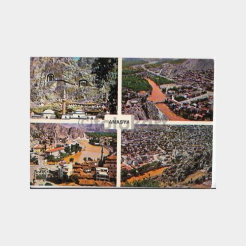 1978 Amasya Muhtelif Konulu Kartpostal
