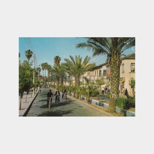 1975 Antalya Bisikletliler Görünüş Kartpostal