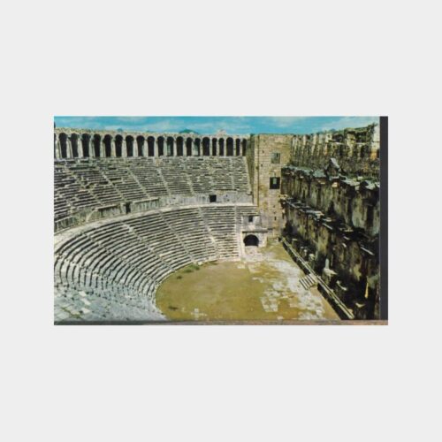 1978 Antalya Aspendos Tiyatrosu Konulu Kartpostal