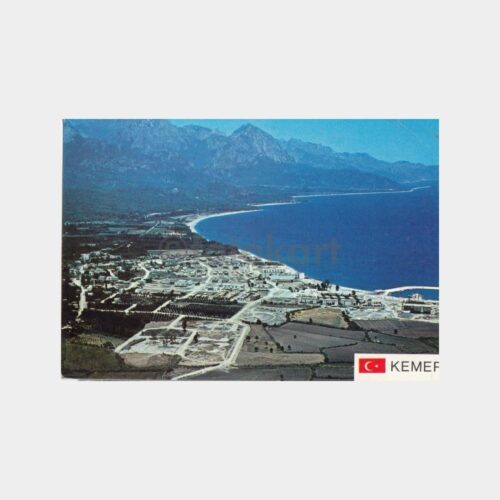 1975 Antalya Kemer Havadan Görünüş Kartpostal