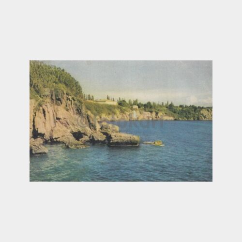 1964 Antalya Kıyıları -Doğan Kardeş- Kartpostal