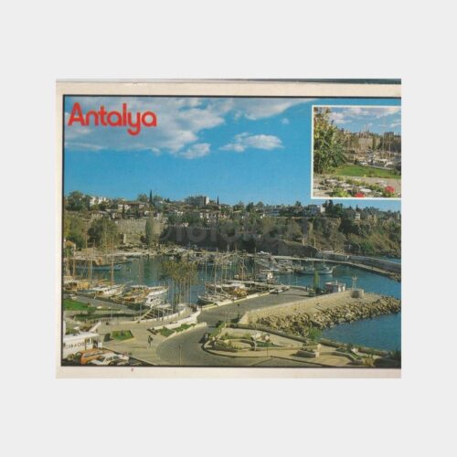 1975 Antalya Liman Genel Görünüş Kartpostal