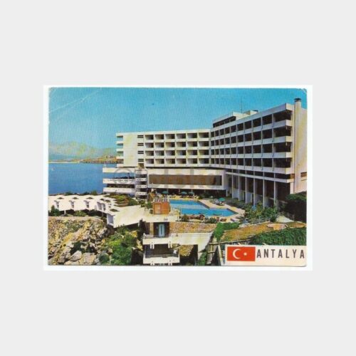 1981 Antalya Oteli Görünüş Kartpostal