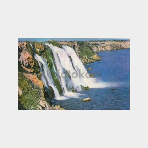 1974 Antalya Şelaleler Görünüş Kartpostal