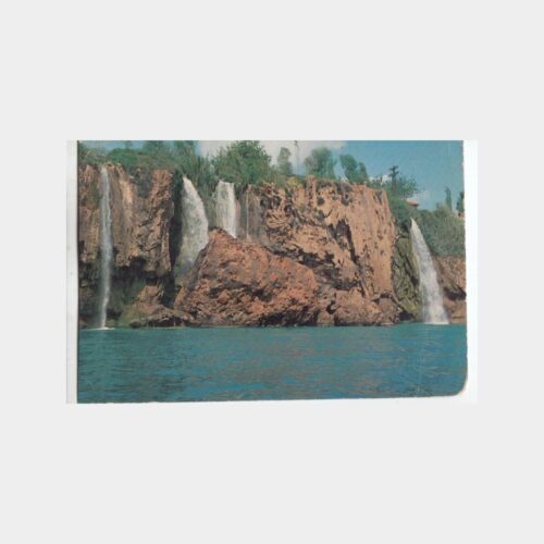 1968 Antalya Şelaleler Konulu Kartpostal