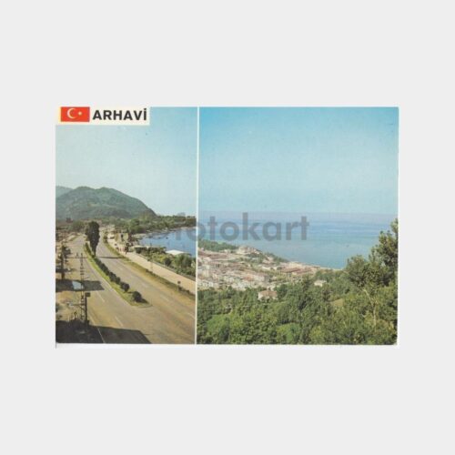 1975 Arhavi 2 Görünüş Kartpostal