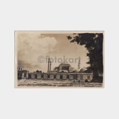 1955 Ayasofya - Yolcu Salonu Damgalı Kartpostal