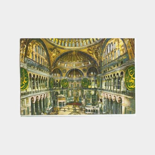 1976 İstanbul Ayasofya İçi Görünüş Kartpostal