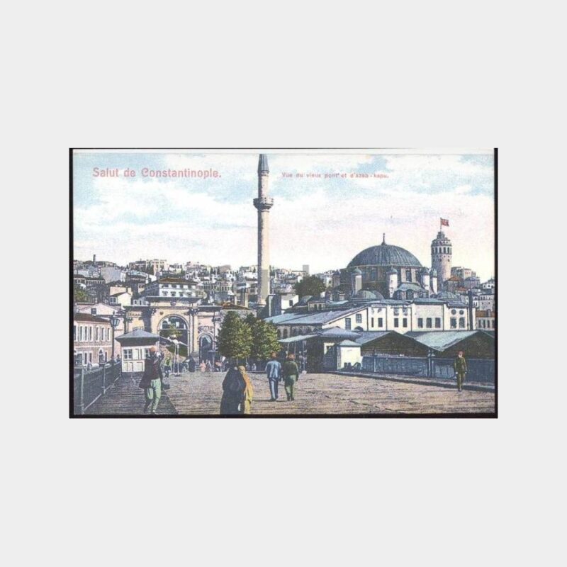Azapkapı Camii İstanbul Reprodüksiyon Kartpostal