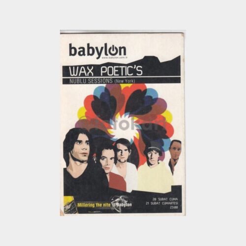 2000 Wax Poetic Babylon Konser Tanıtım Kartpostal