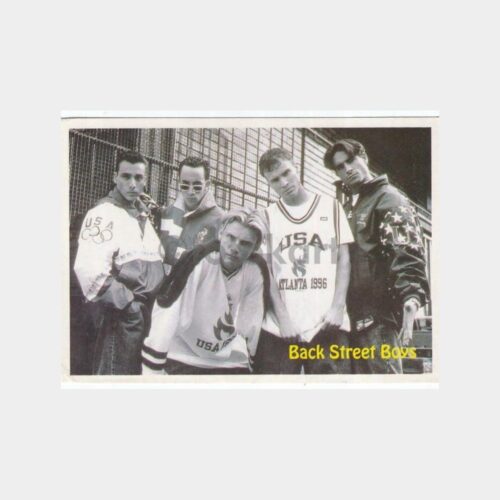 Back Street Boys Müzik Grubu Konulu Kartpostal