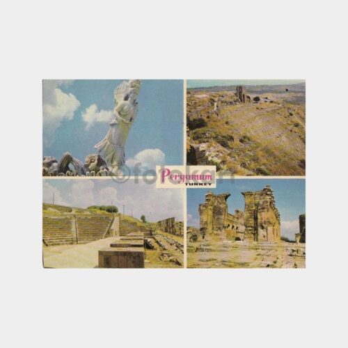 1978 Bergama 4 Görünüş Kartpostal