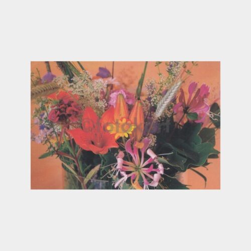 Çiçek Demeti Konulu Kartpostal