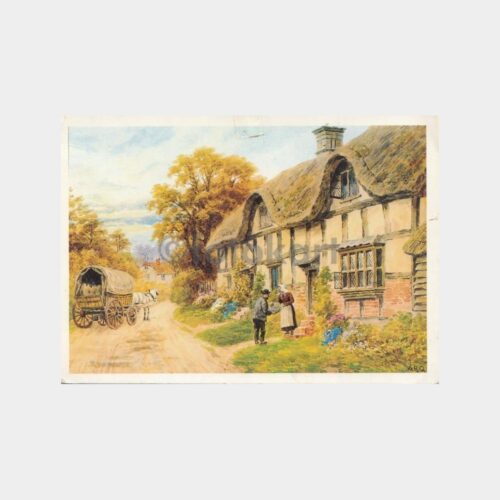 Çiftlik Evi Konulu Ressam Tablo Kartpostal