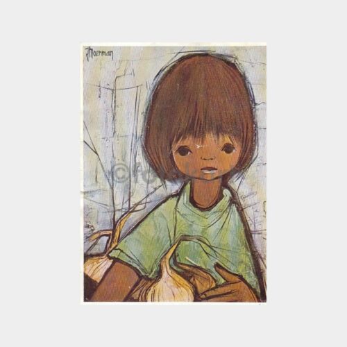 Çizgi Kız Fantezi Tebrik Kartı Kartpostal