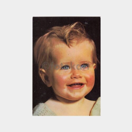 1975 Çocuk Bebek Konulu Tebrik Kartpostal