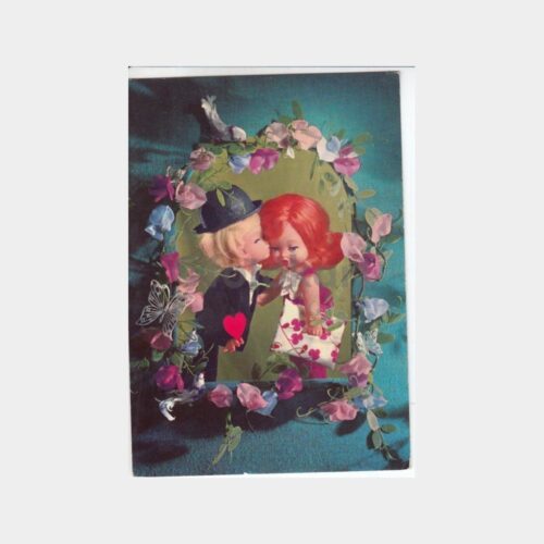 1974 Çocuklar Konulu Fantezi Kartpostal